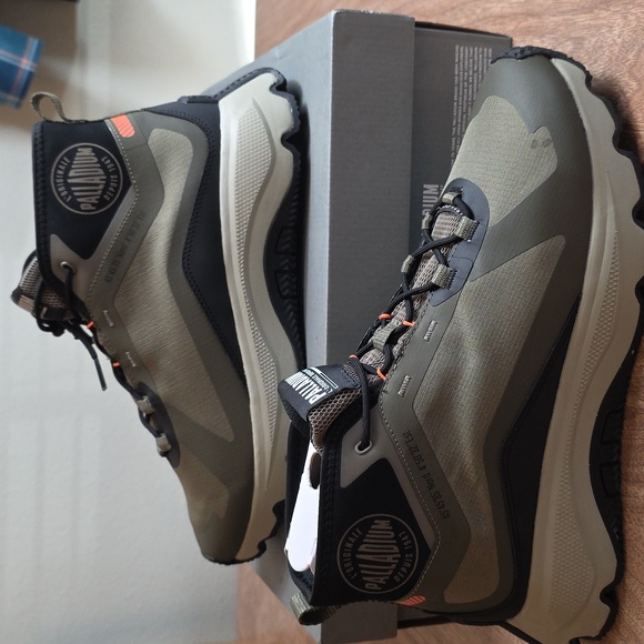 Palladium Mens Sneakers 12 Medium Dusky Green  Shoes New - Picture 6 of 15